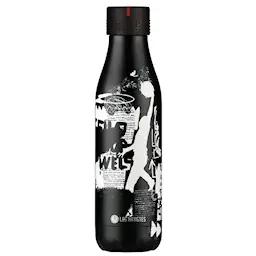 Les Artistes Bottle Up Design Limited Edition Termoflaska 0,5L Svart/Vit Basket
