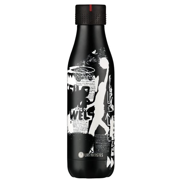 Bottle Up Design Limited Edition Termoflaska 0,5L Svart/Vit Basket