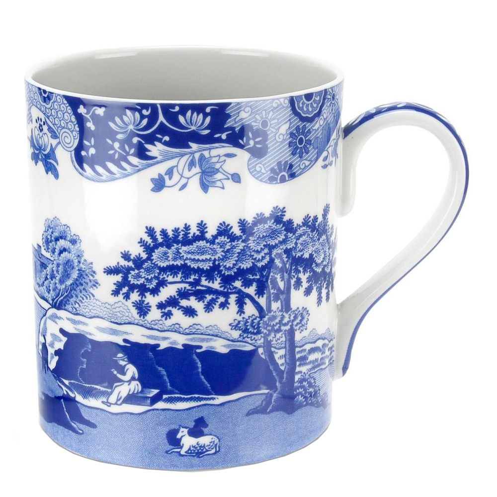 Spode – Blue Italian Mugg 50 cl Blå/Vit