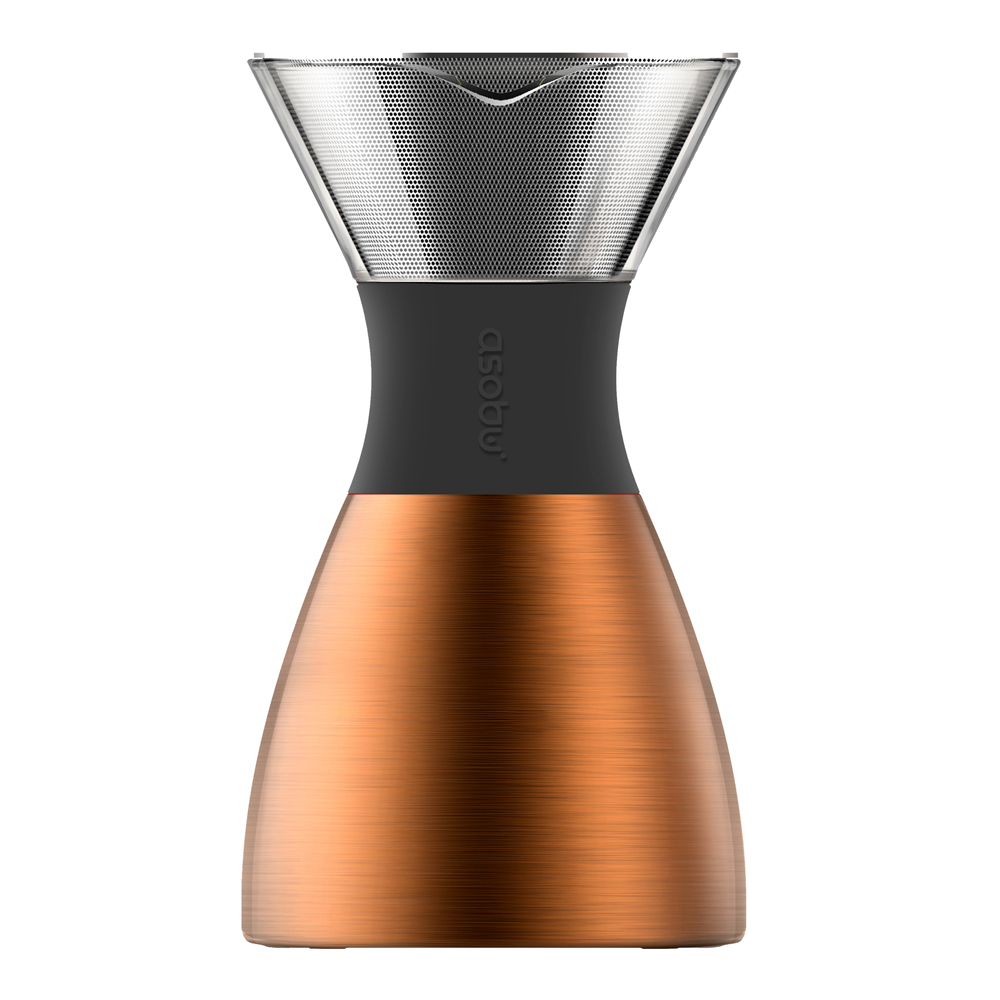 Asobu - Pour Over Bryggare 1 L Koppar/Svart