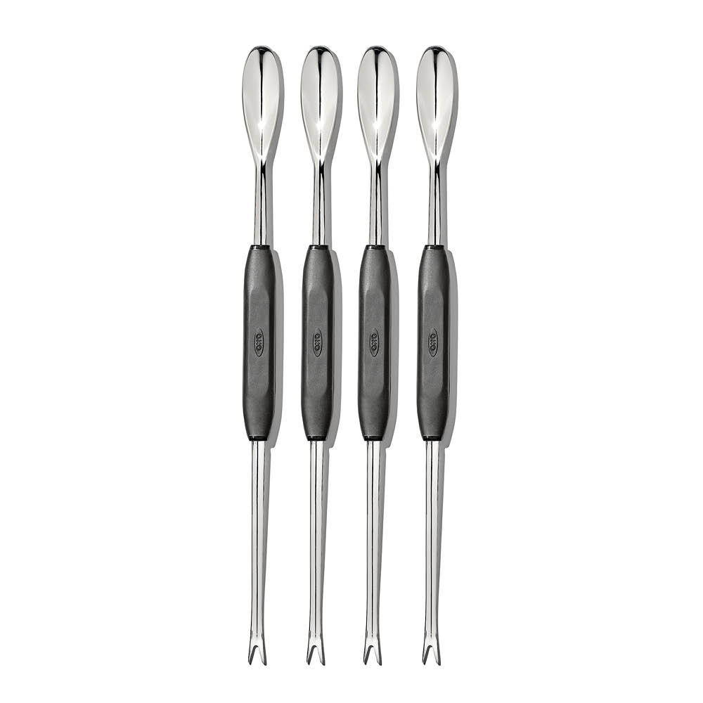 Oxo – Skaldjursgafflar 4-pack Svart