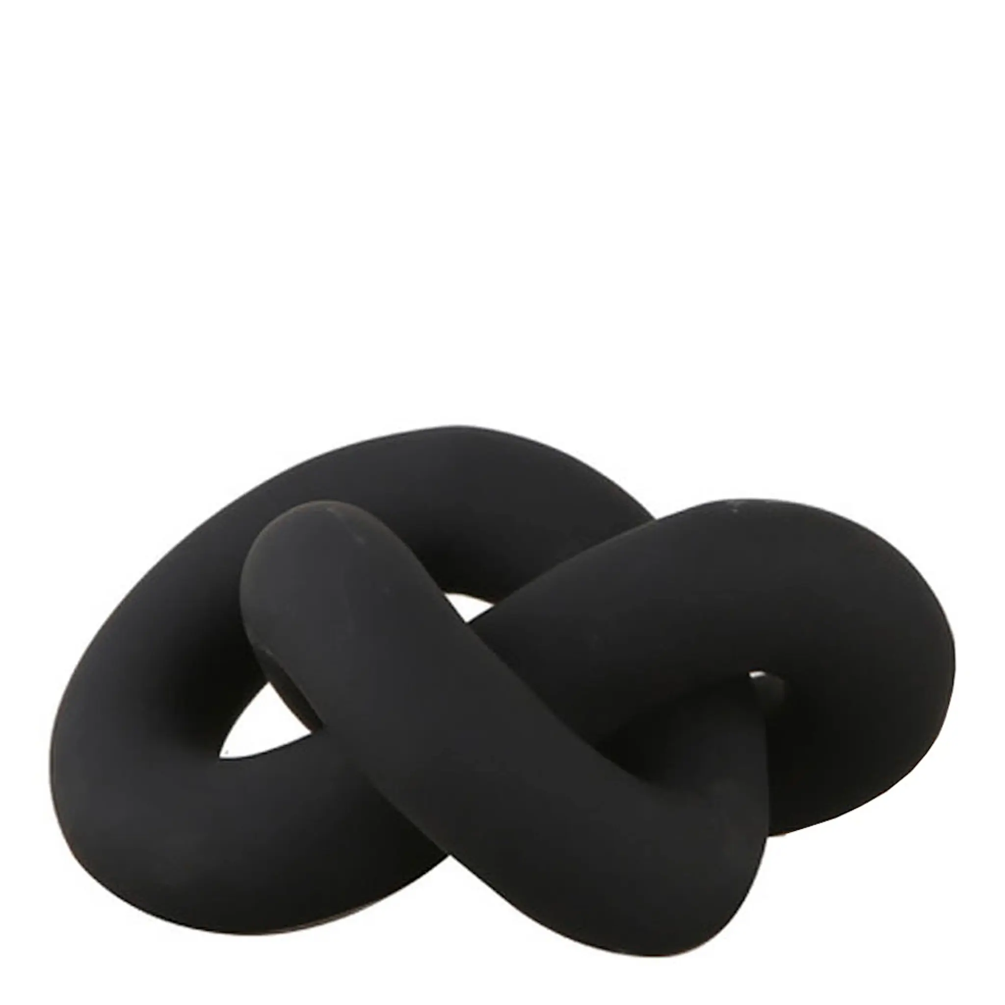 Cooee Knot table skulptur 6x11,5x9 cm svart