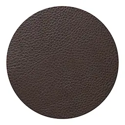 LIND dna Leather Serene Circle Glasunderlägg 10 cm Hazel