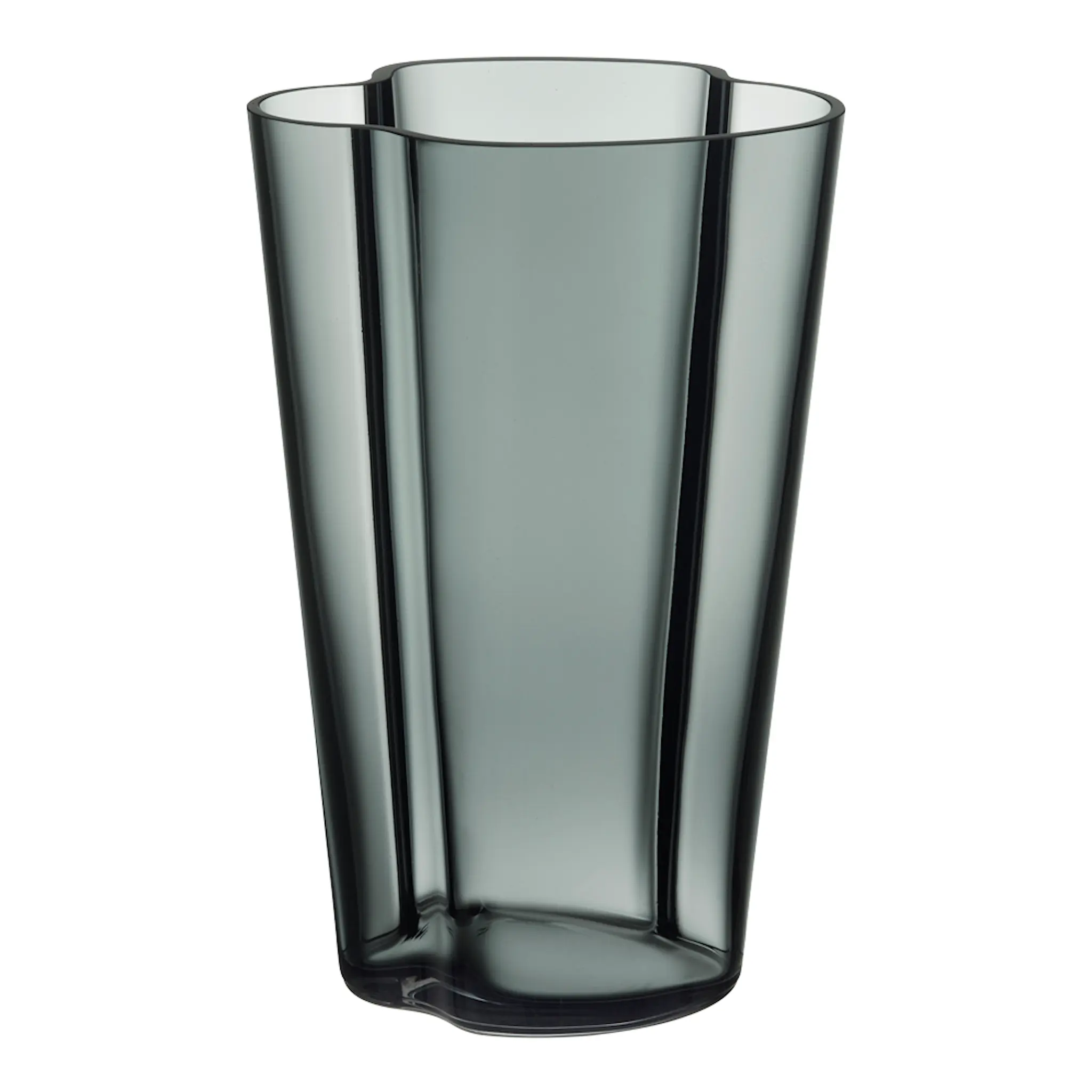 iittala Alvar Aalto vase 22 cm mørk grå
