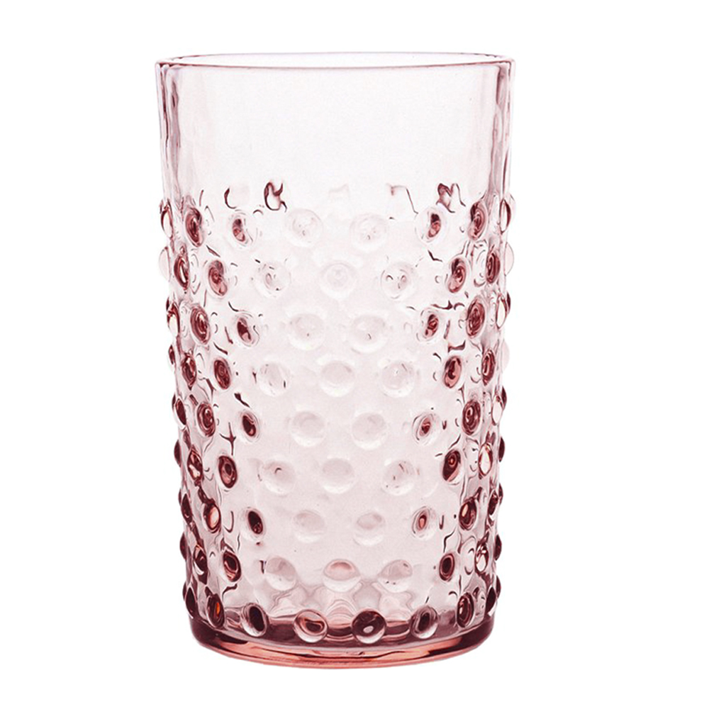 Klimchi – Hobnail glas 20 cl rosaline