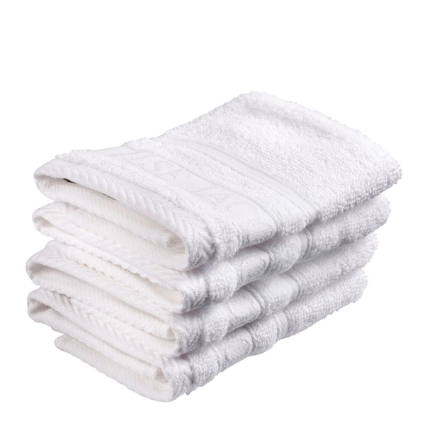 Bath Collection tvättlapp 30x30 cm 4-pack white cotton