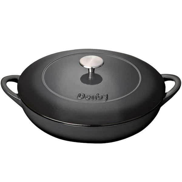 Denby - Halo gjutjärnsgryta 30 cm svart