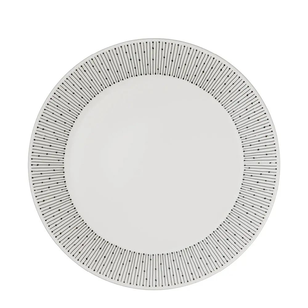 Mainio Sarastus tallerken 25 cm hvit/svart