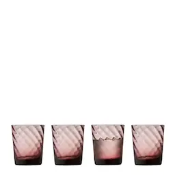 Lyngby Glas Vienna Vattenglas 30 cl 4-pack Rosa