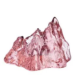 Kosta Boda The Rock lyslykt 9,1 cm rosa