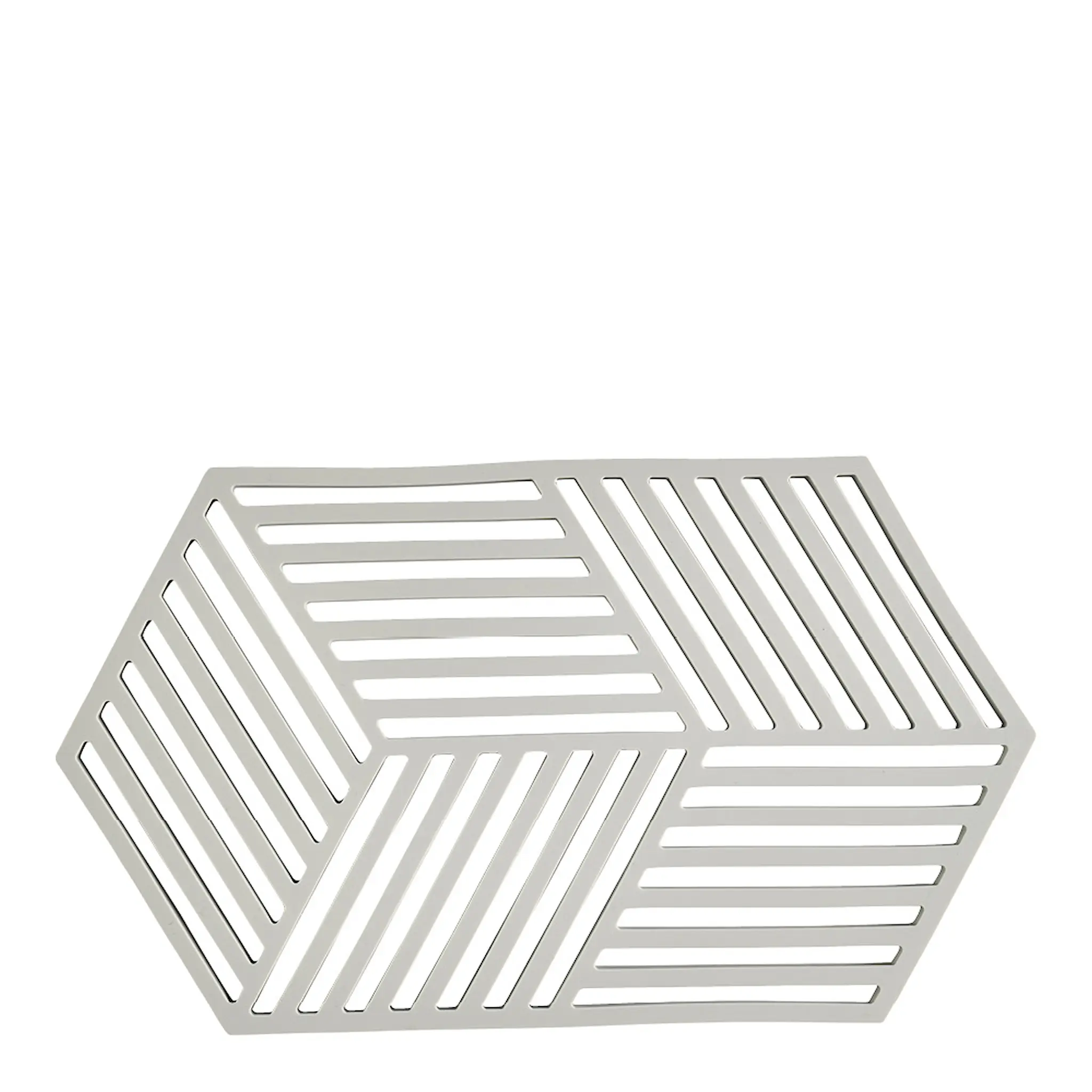 Zone Hexagon Pannunalunen 24 cm Warm Grey