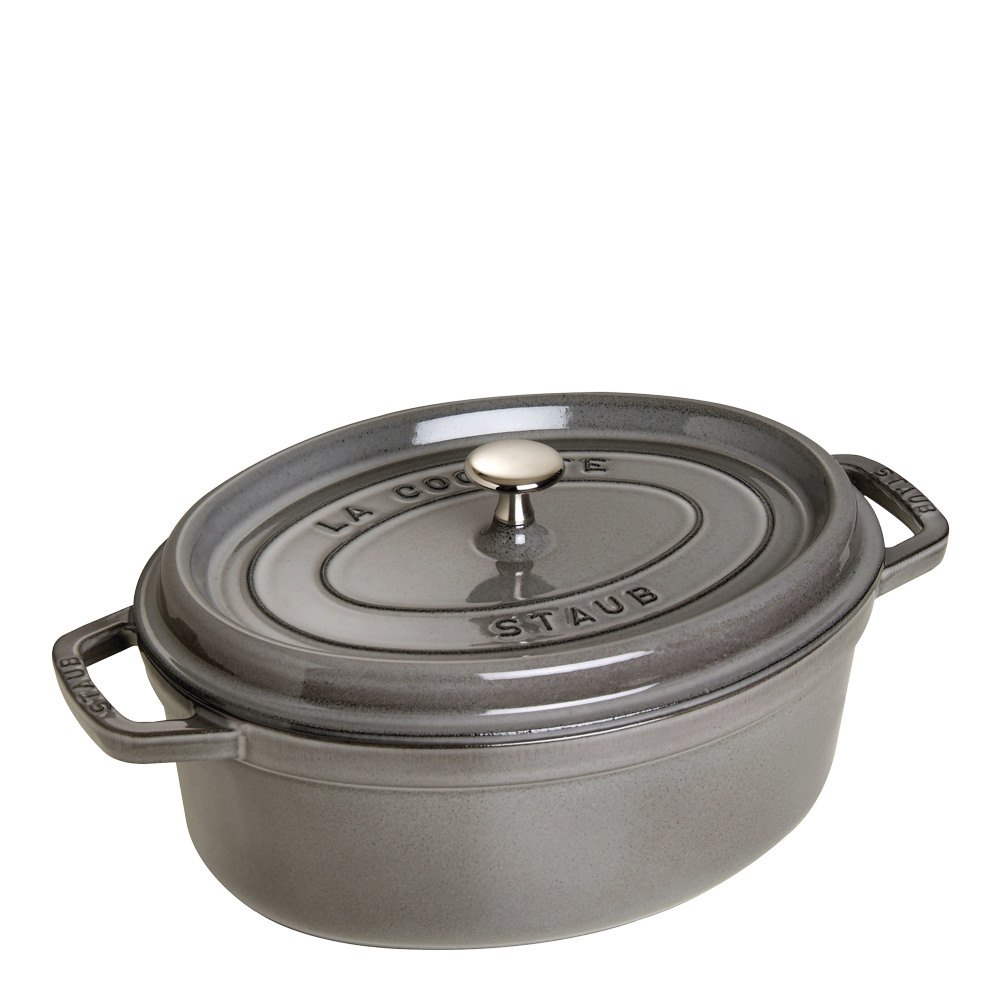 Staub – Gryta 4,2 L oval Grå