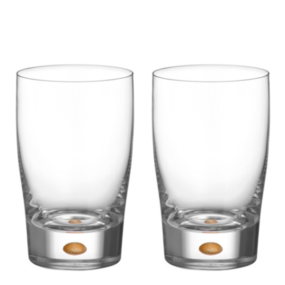 Orrefors – Intermezzo Guld Tumbler 25 cl 2-pack