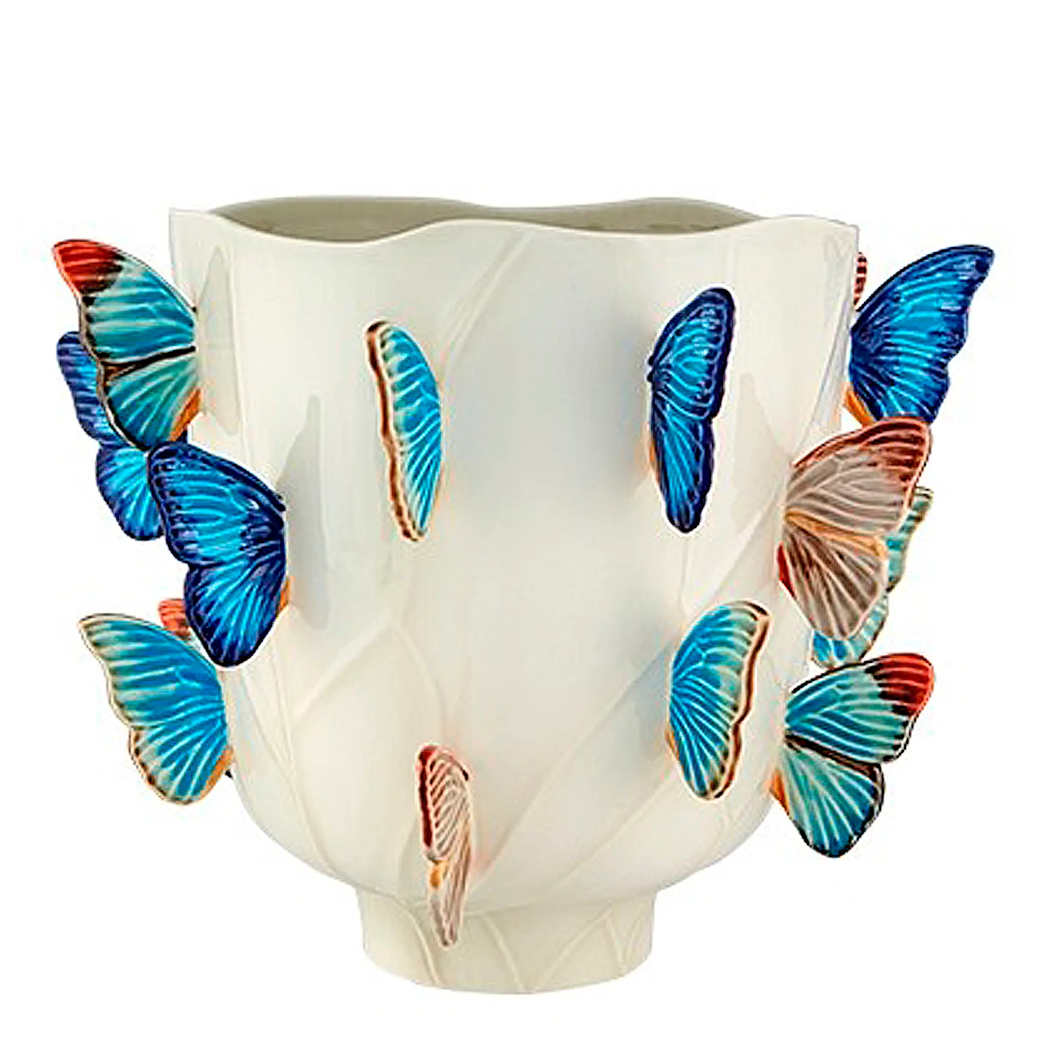 Bordallo Pinheiro Cloudy Butterfly vase 45 cm