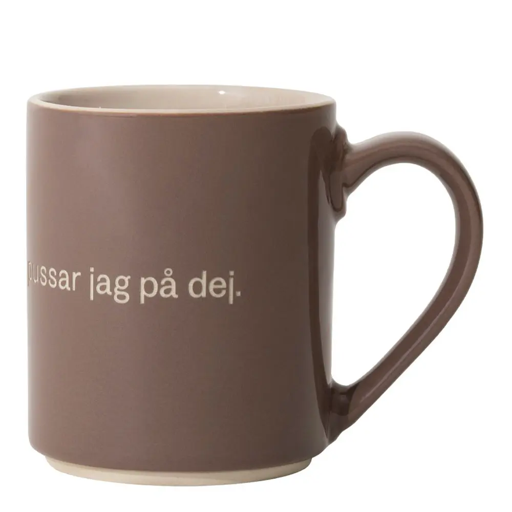 Astrid Lindgren kopp "Trarallanrallanlej" brun