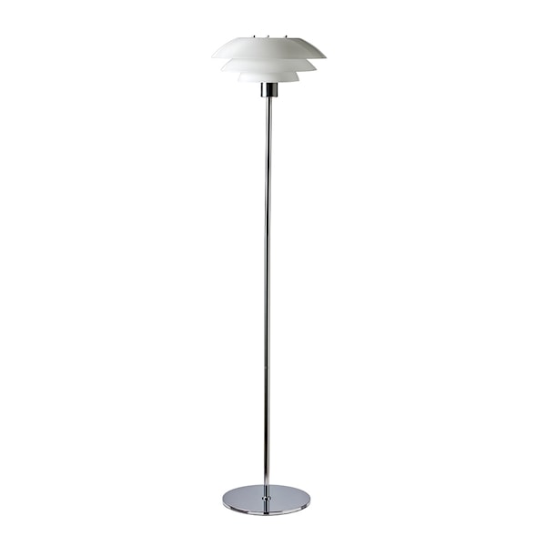 DL31 golvlampa 133 cm opal/krom