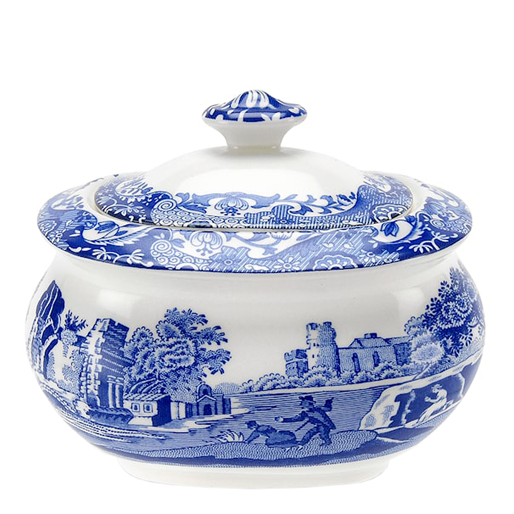 Spode – Blue Italian Sockerskål 25 cl