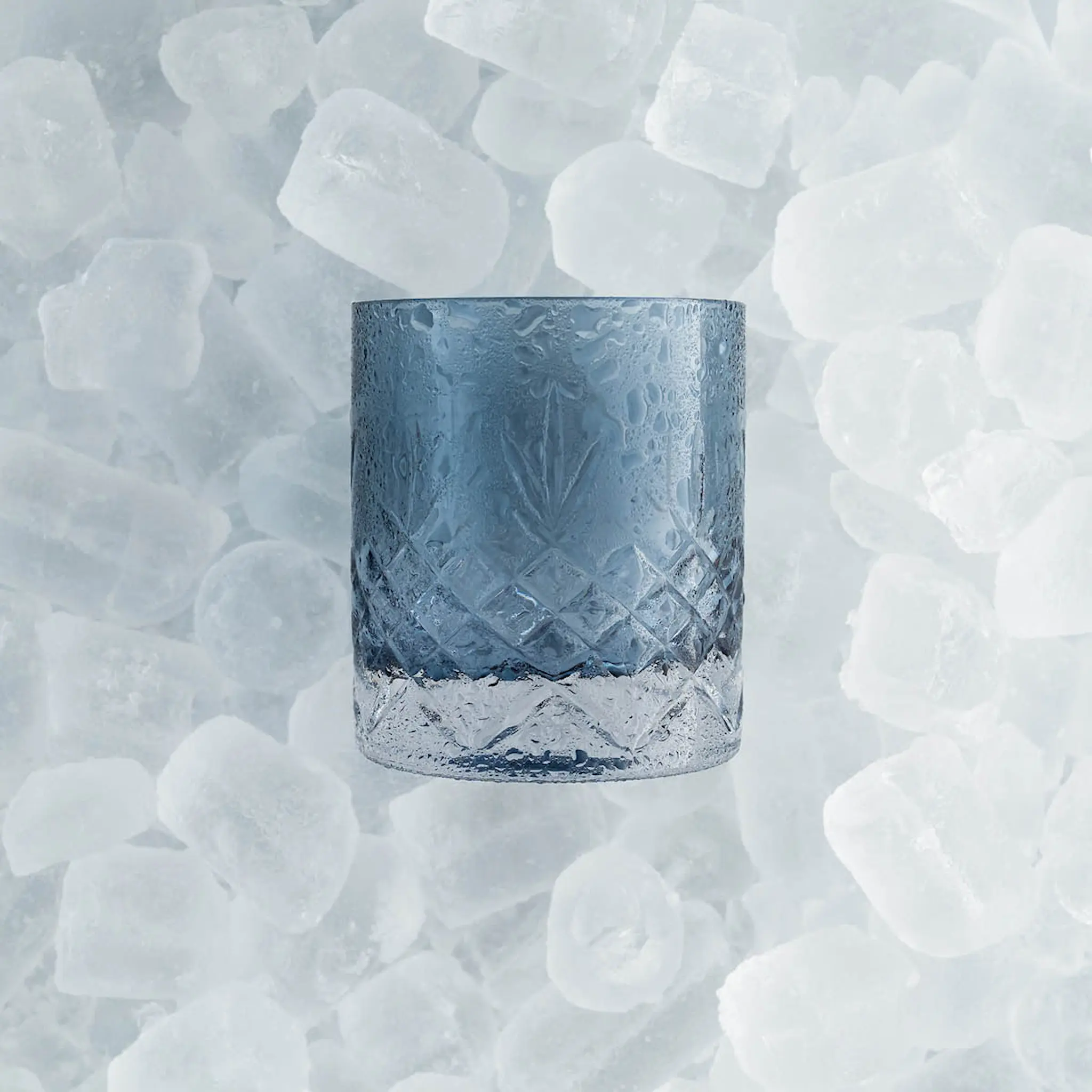 Frederik Bagger Crispy Lowball Glas 38 cl 2-pack Sapphire
