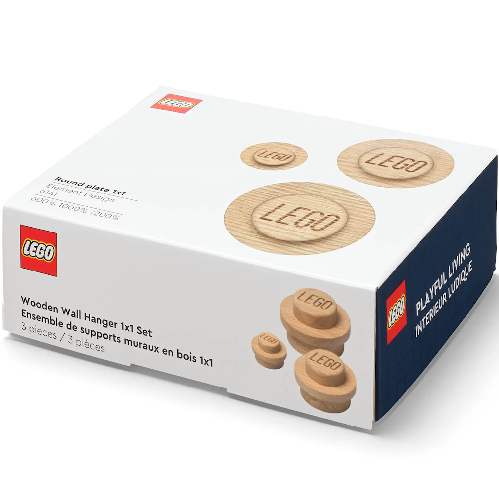 Lego Wooden collection Krokar 3-pack 1x1 Ljus Ek