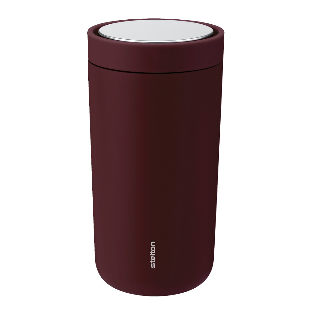 Läs mer om Stelton - To Go Click termomugg 20 cl berry