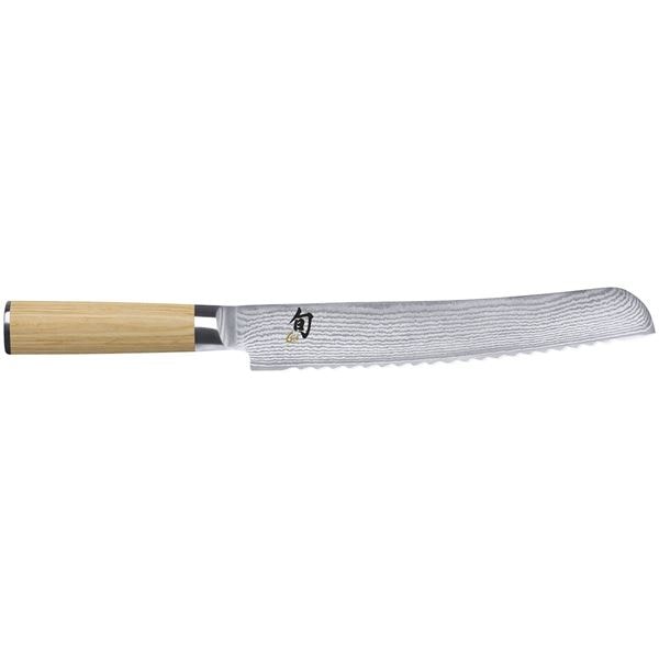 Shun Classic White Brödkniv 23 cm Rostfri