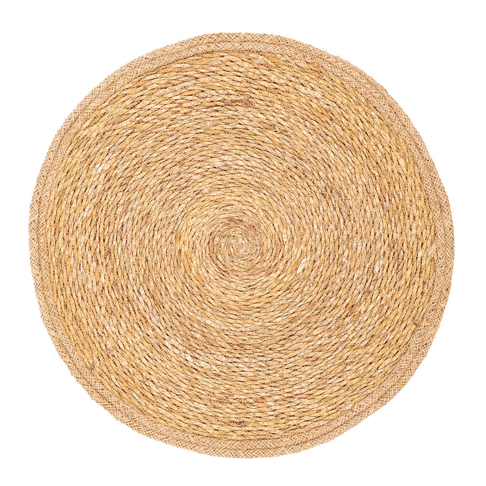 ZicZac - Jute Bordstablett Rund 38 cm Natur