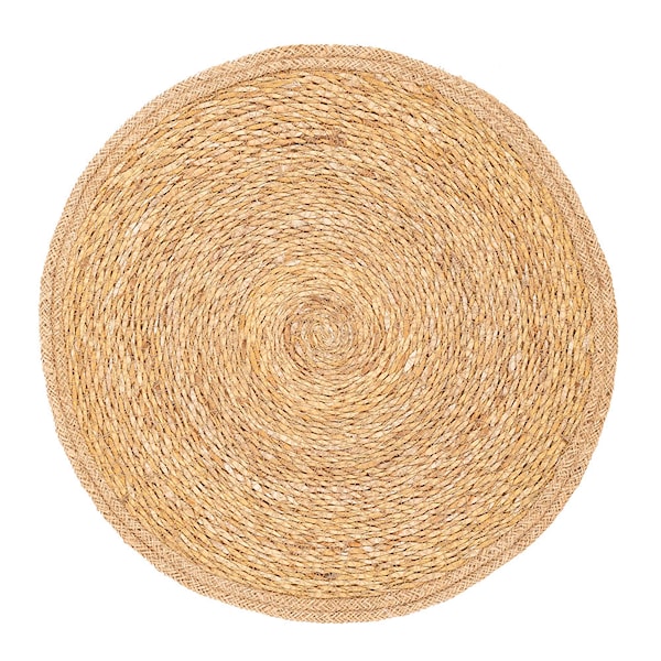 Jute Bordstablett Rund 38 cm Natur