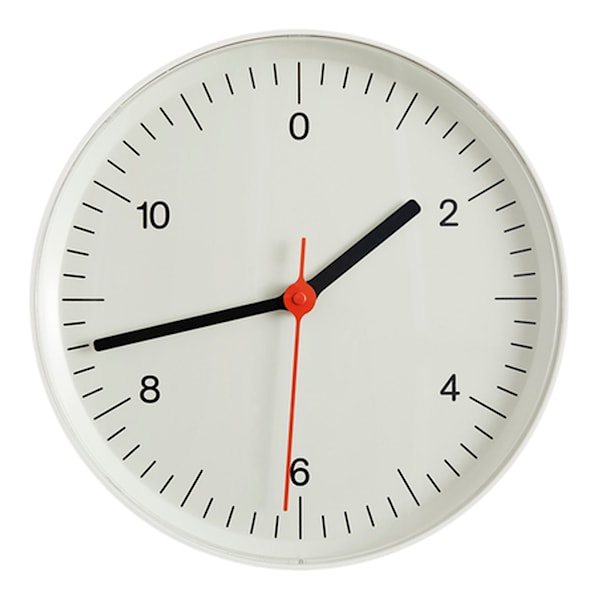 Hay Wall Clock Väggklocka 26 cm Vit