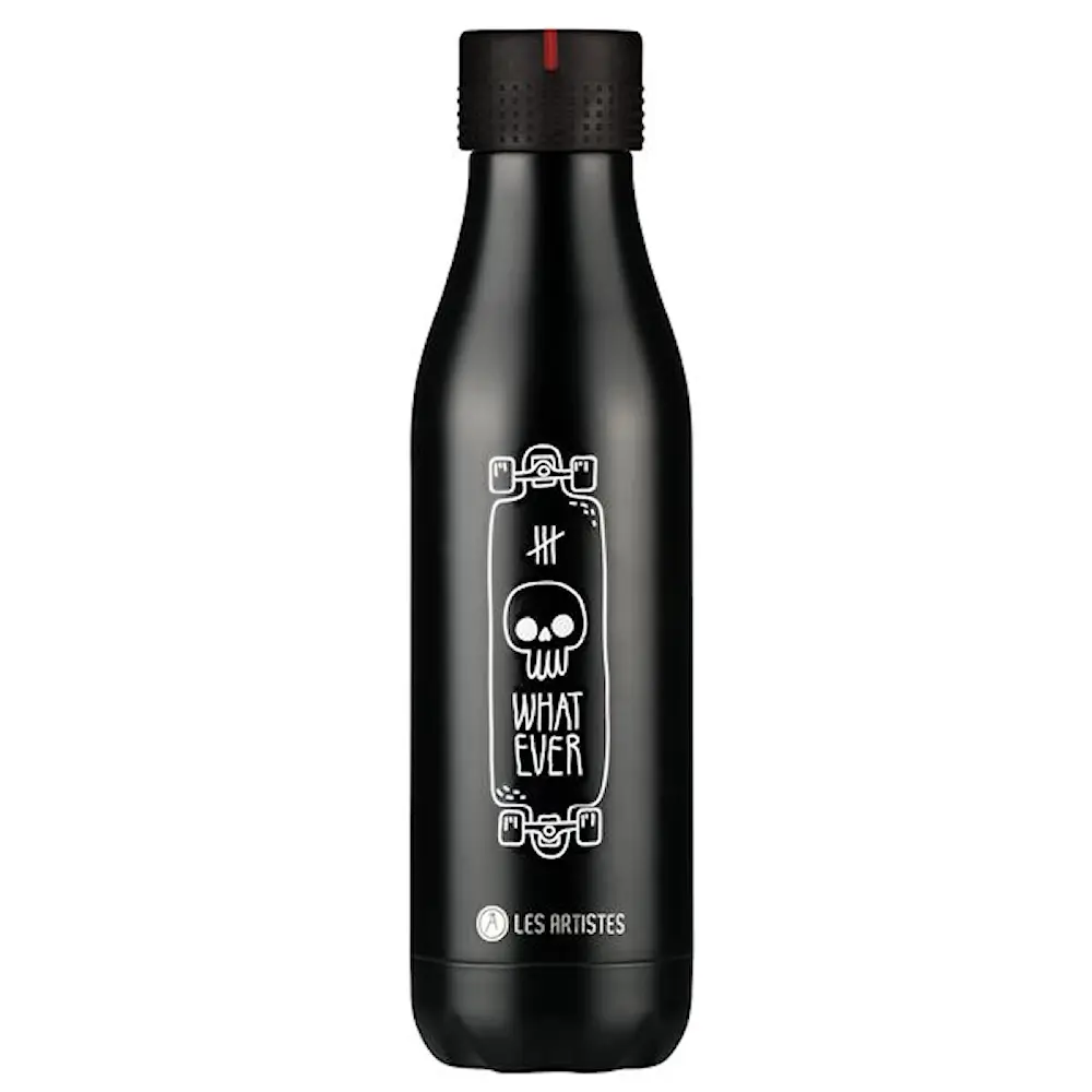 Bottle Up Design Design termoflaske 0,5L svart/hvit whatever