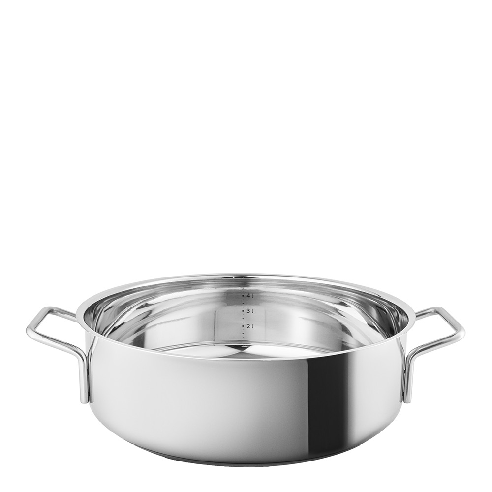 Eva Trio – Stainless Steel sautégryta 28 cm med 2 handtag