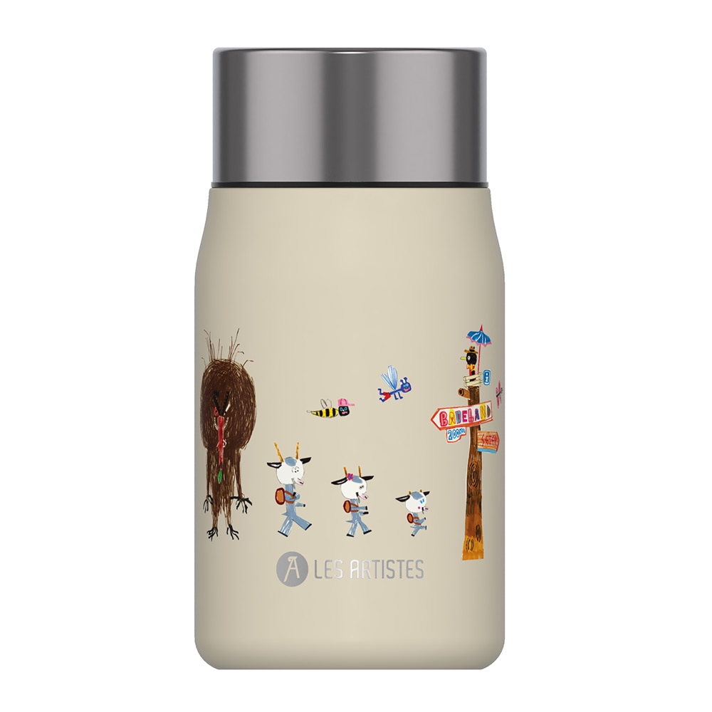 Les Artistes - Bukkene Bruse mattermos 0,7 L beige