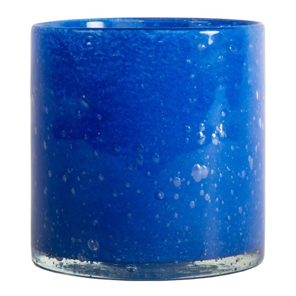 Calore telysholder 15x15 cm marineblå