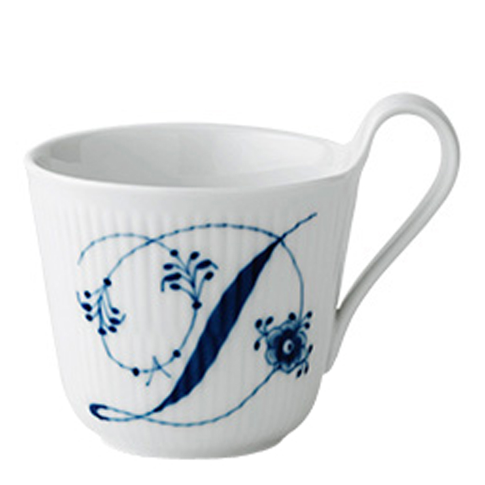 Royal Copenhagen – Blue Fluted Pl Alphabet Mugg 33 cl D