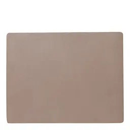 LIND dna Leather Serene Square Bordstablett L 35x44 cm Mole Grey