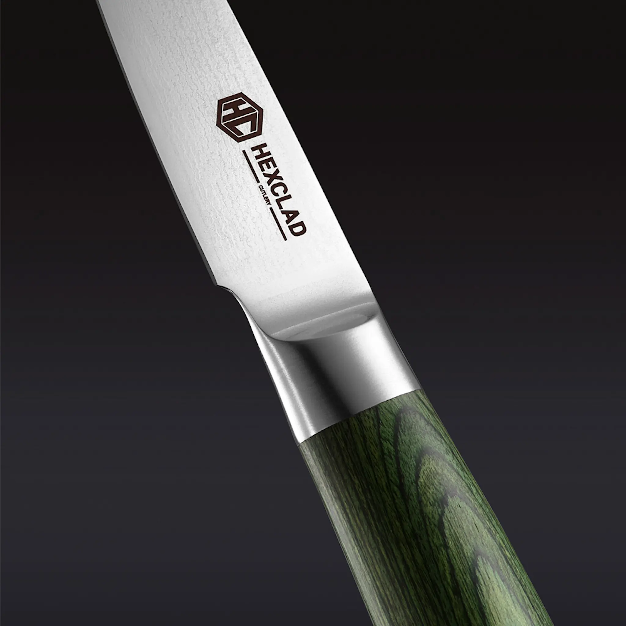 Hexclad Hybrid Grönsakskniv 9 cm Rostfri