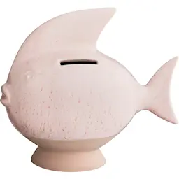 Kähler Sparedyr Sparbössa Fisk 14,5 cm Rosa