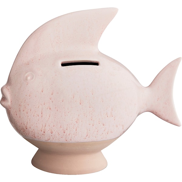 Sparedyr Sparbössa Fisk 14,5 cm Rosa