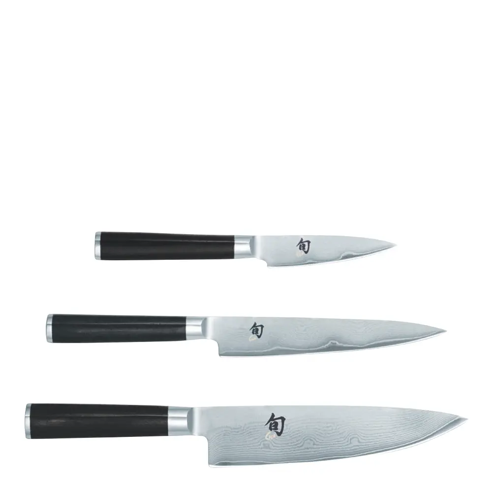 Shun Classic knivsett 3 deler
