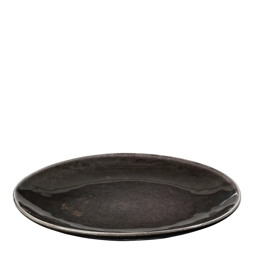 Nordic Coal tallerken flat 31 cm svart