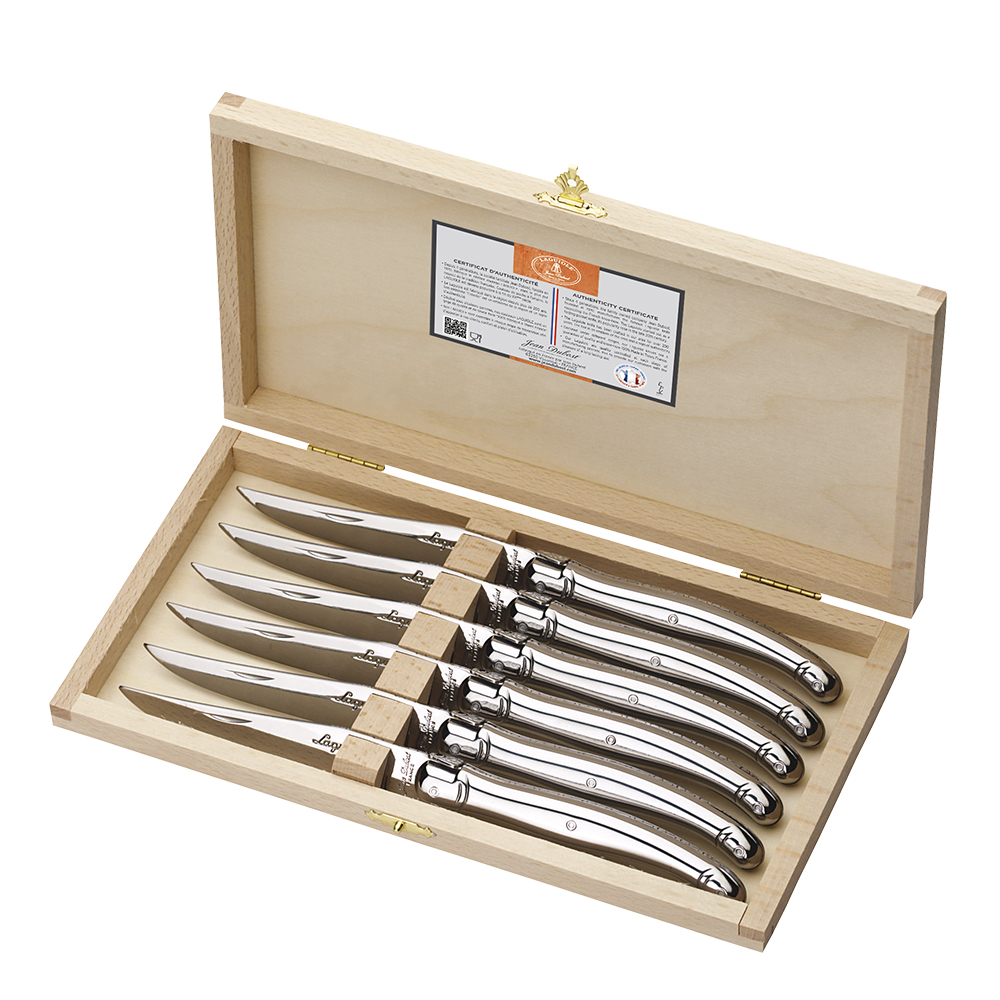 Jean Dubost Laguiole – Grillkniv 6-pack Rostfri