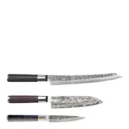 Satake Kuro knivsett 3 deler rustfri