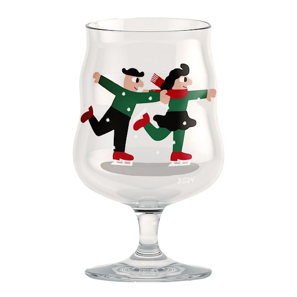 Mikkeller ölglas universal christmas 2024 40 cl klar