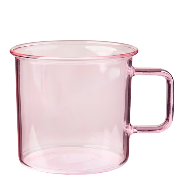 The Mug Glasmugg 3,5 dl Rosa