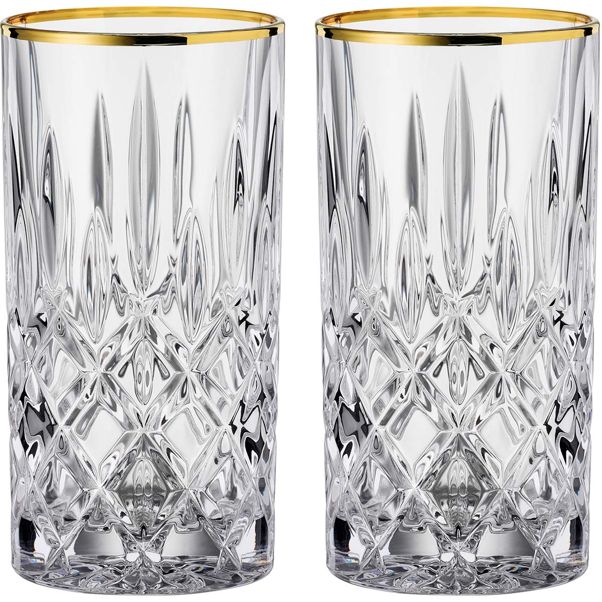 Nachtmann - Noblesse Longdrink 37,5 cl 2-pack Guld