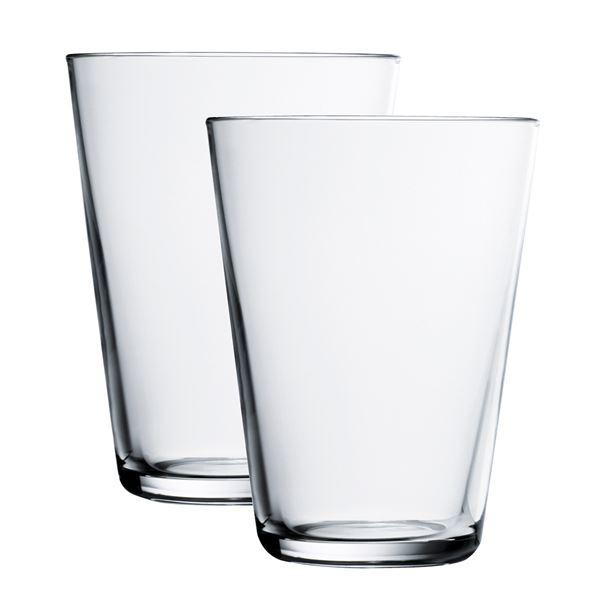 iittala – Kartio Glas 40 cl 2-pack Klar