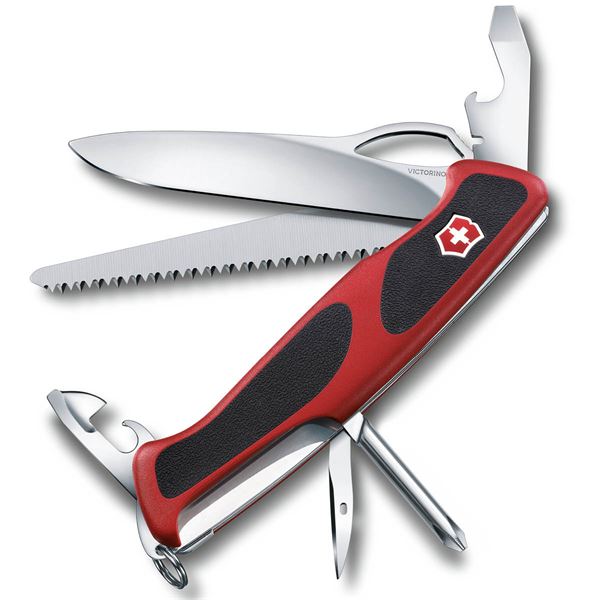 Läs mer om Victorinox - Ranger Grip Fickkniv 130 mm Röd/Svart