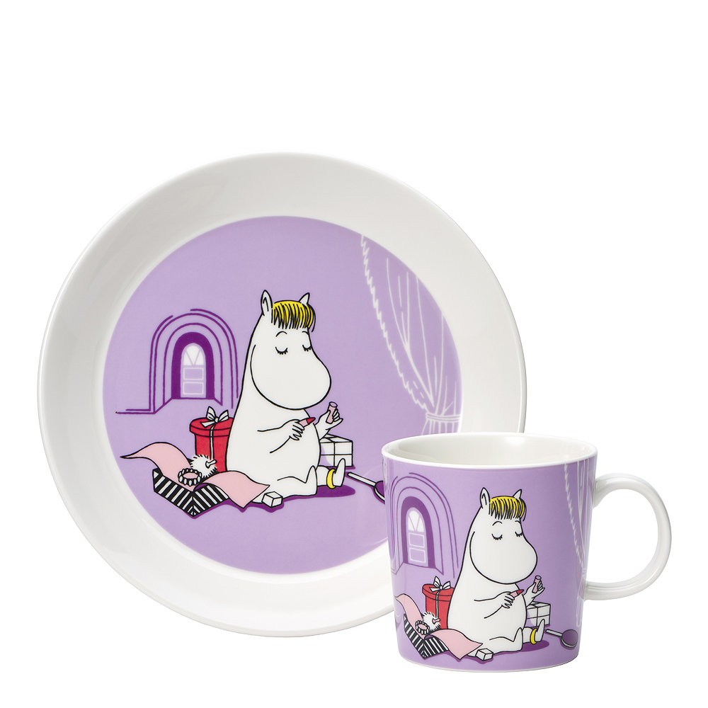 Moomin Arabia - Muumi Setti 2 osaa Niiskuneiti