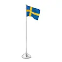 Ro Bordsflagga Svensk 35 cm Silver