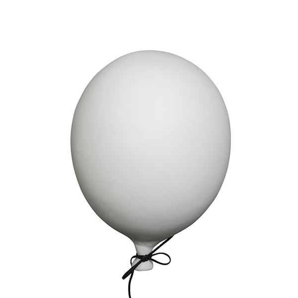 Ballong Väggdekor 13x17 cm Vit