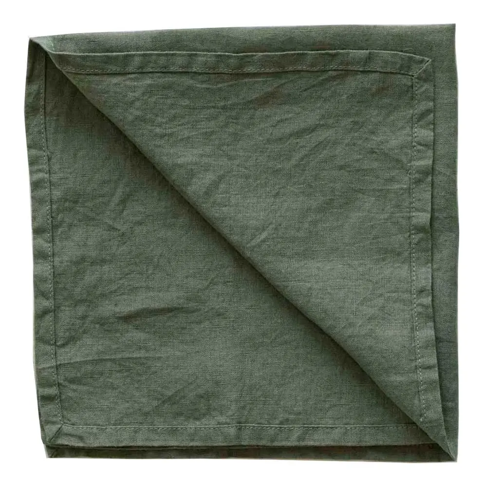 Lin serviett 45x45 cm khaki